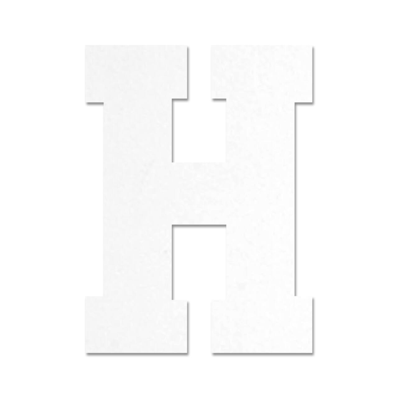 13" White MDF Uppercase Letter by Make Market®